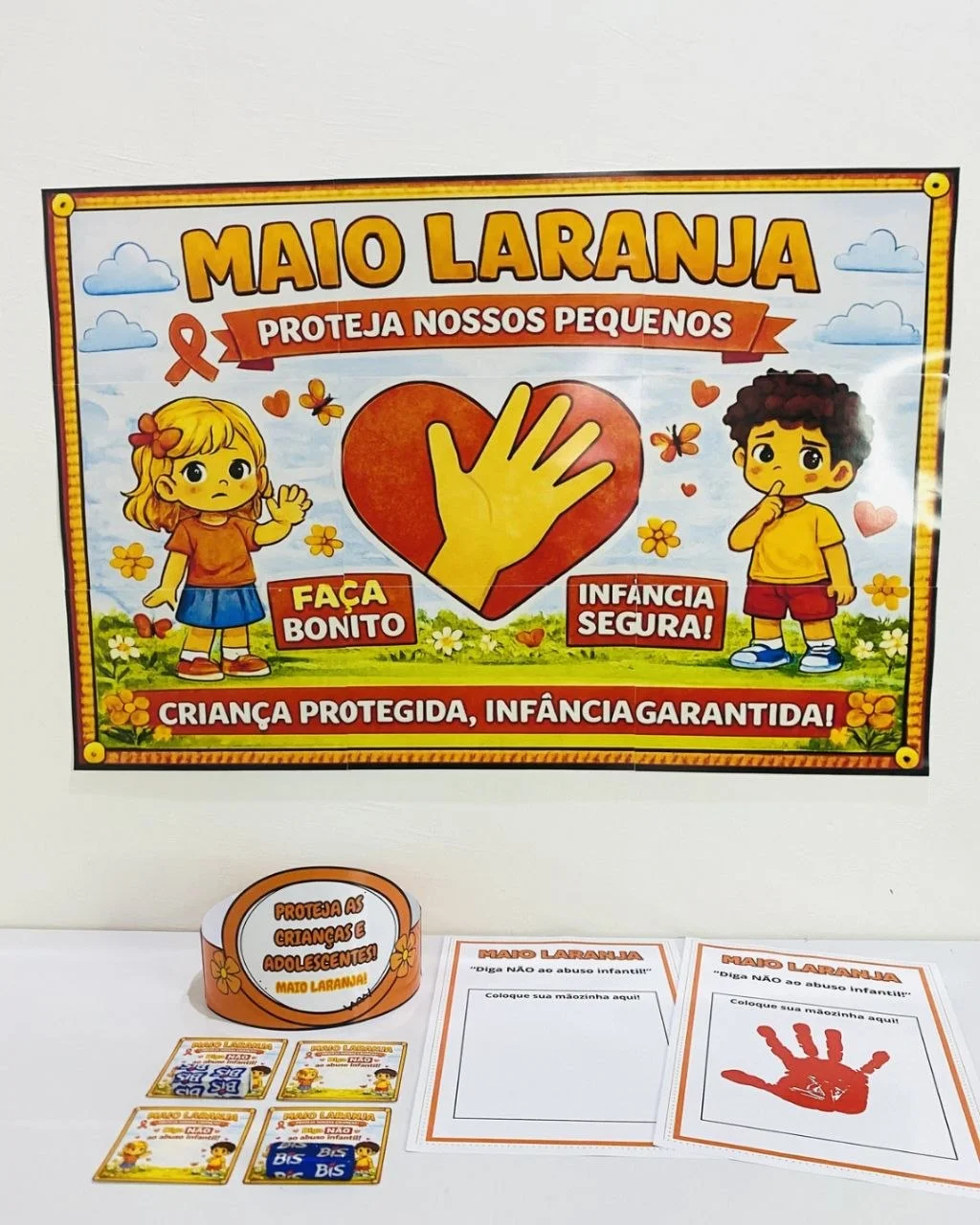 Mini Kit Maio Laranja – Conscientização Infantil para Imprimir — capa do material