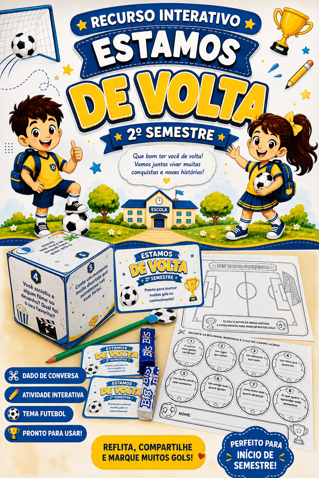 Mini kit volta as aulas 2 semestre – PDF para Imprimir | Educação Infantil e Anos Iniciais — amostra 2: Para quem é indicado Mini kit volta as aulas 2 semestre – PDF para Imprimir | Educação Infantil e Anos Iniciais — amostra 2: Para quem é indicado