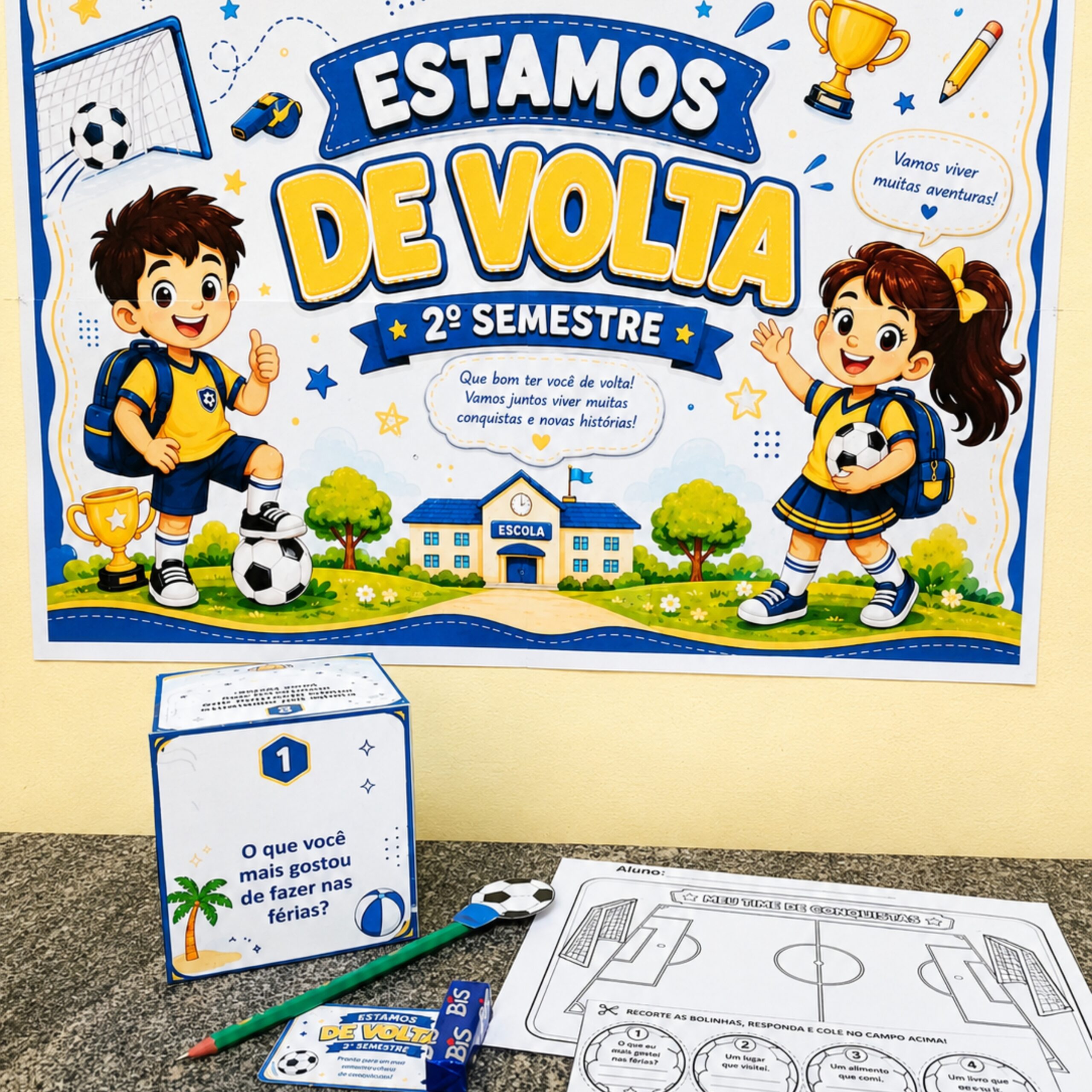 Mini kit volta as aulas 2 semestre – PDF para Imprimir | Educação Infantil e Anos Iniciais — Atividades para Educação…