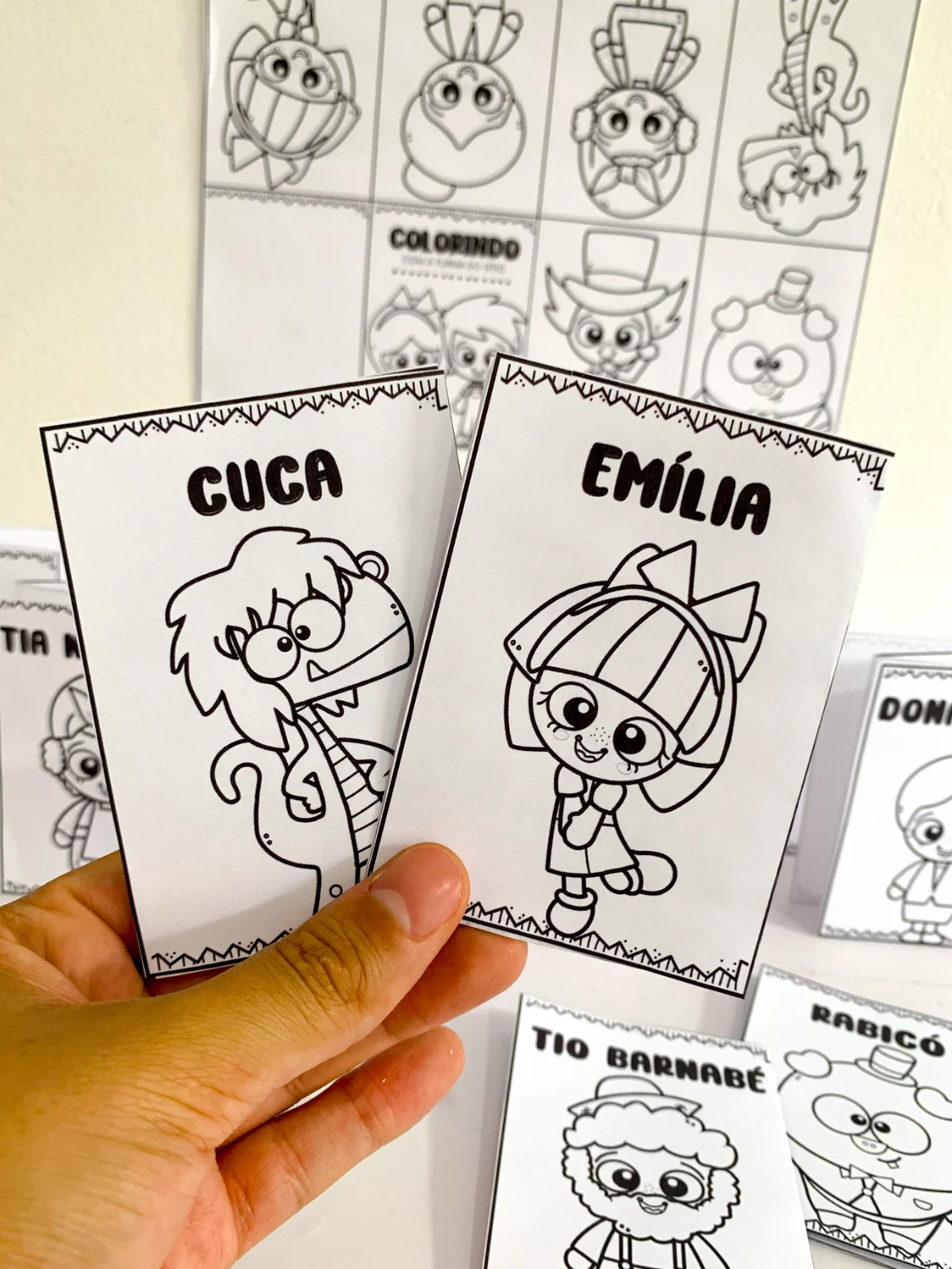 Mini Livrinhos Sanfonados – Sítio do Picapau Amarelo — Alfabetização para Educação Infantil: Apresente os personagens mais…