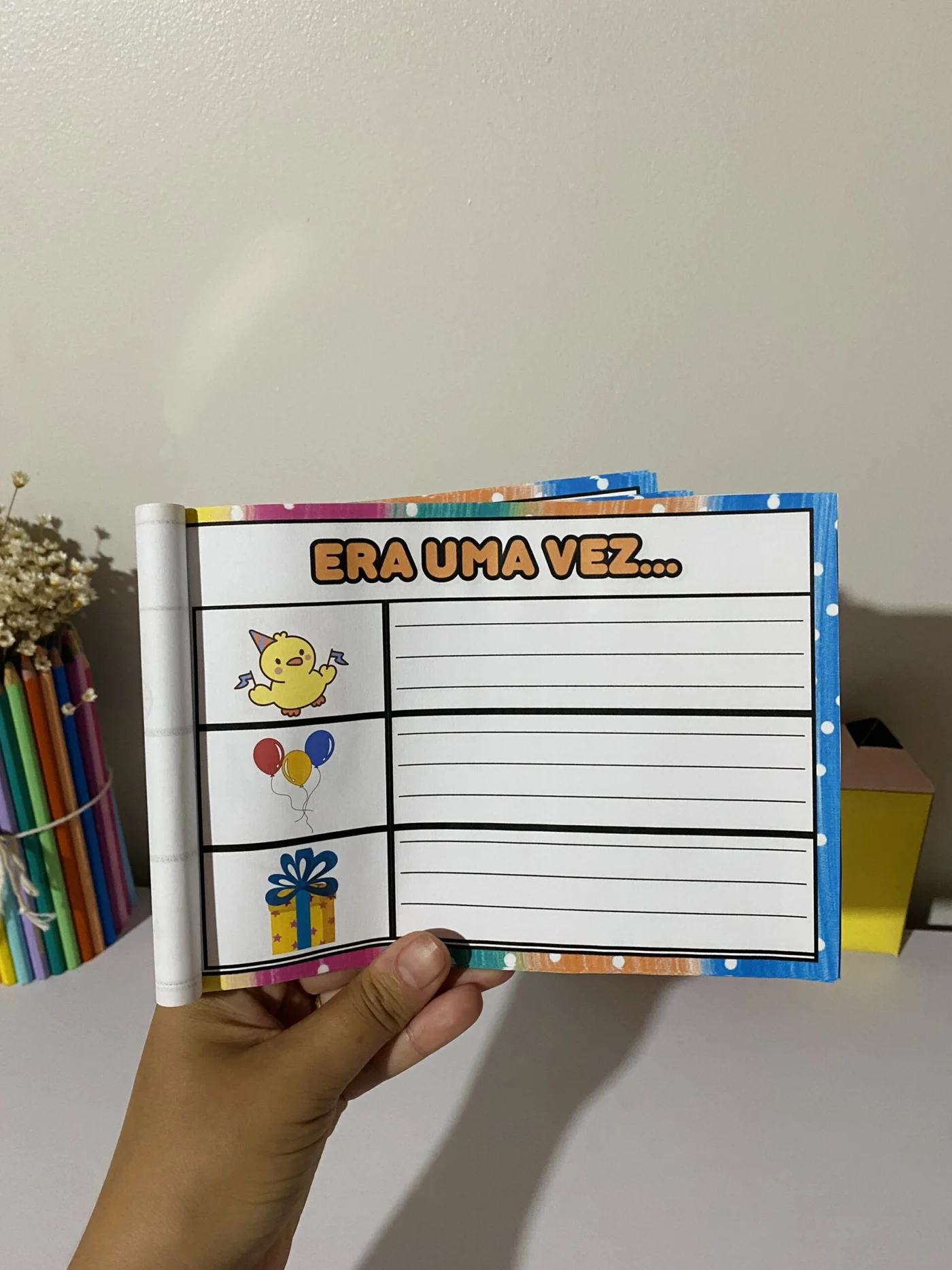 Mini livro de produção de texto — amostra 2: ✨ 📘 Mini Livro – Produção de Texto Desperte o escritor que existe em cada…