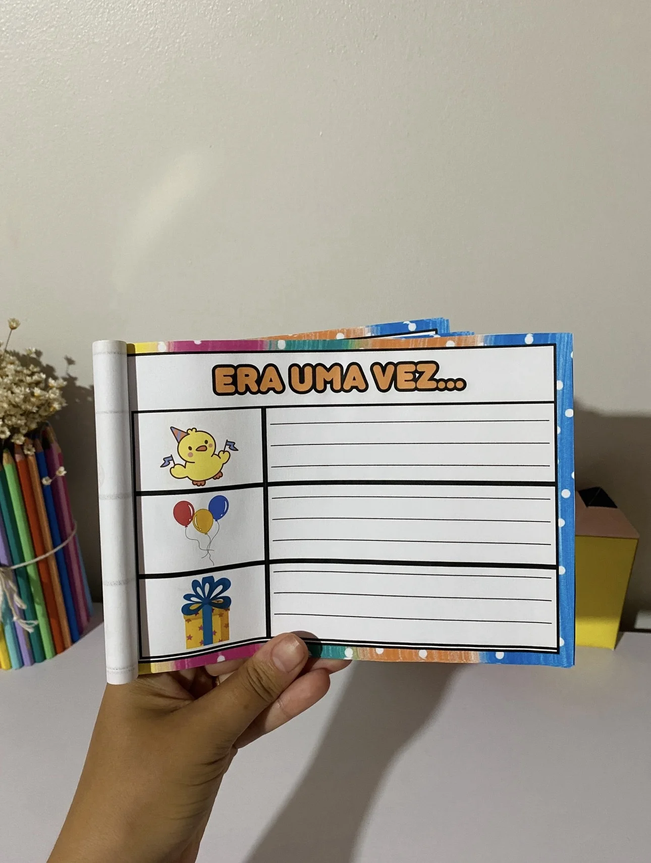 Mini livro de produção de texto — amostra 3: ✨ 📘 Mini Livro – Produção de Texto Desperte o escritor que existe em cada…