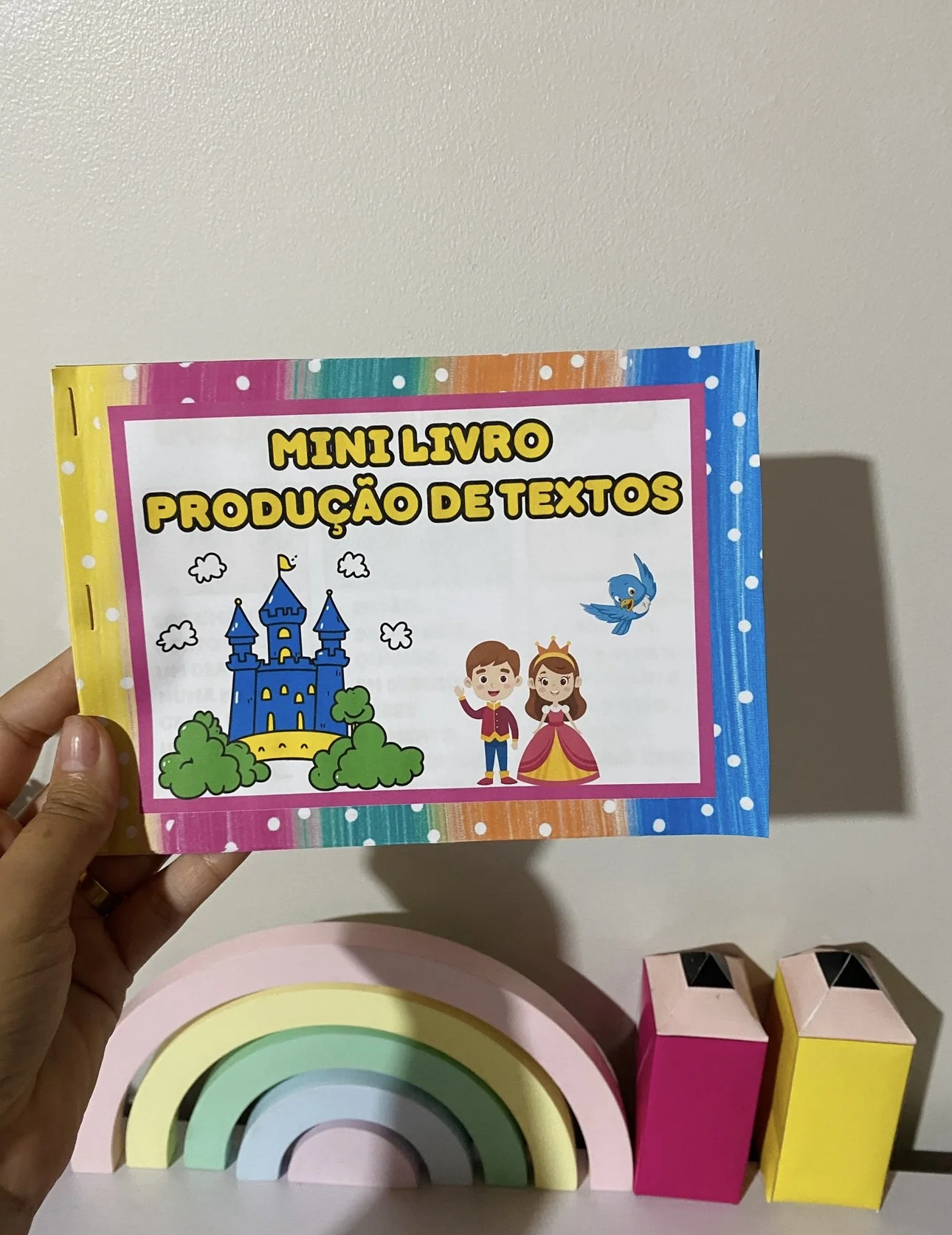 Mini livro de produção de texto — amostra 6: ✨ 📘 Mini Livro – Produção de Texto Desperte o escritor que existe em cada…