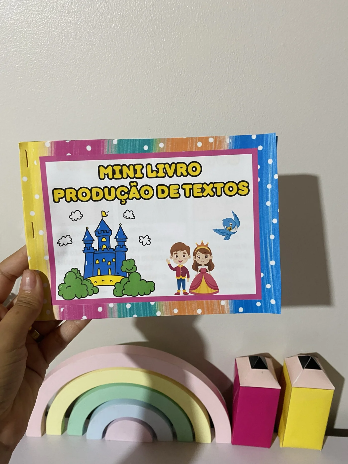 Mini livro de produção de texto — amostra 7: ✨ 📘 Mini Livro – Produção de Texto Desperte o escritor que existe em cada…