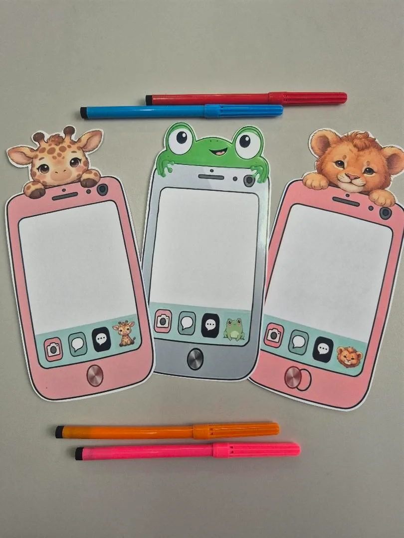 🎈✨Mini Lousa Mágica Celular Dia das Crianças em PDF para imprimir 🎈✨ — amostra 6: ✨ O presente perfeito e criativo para o…