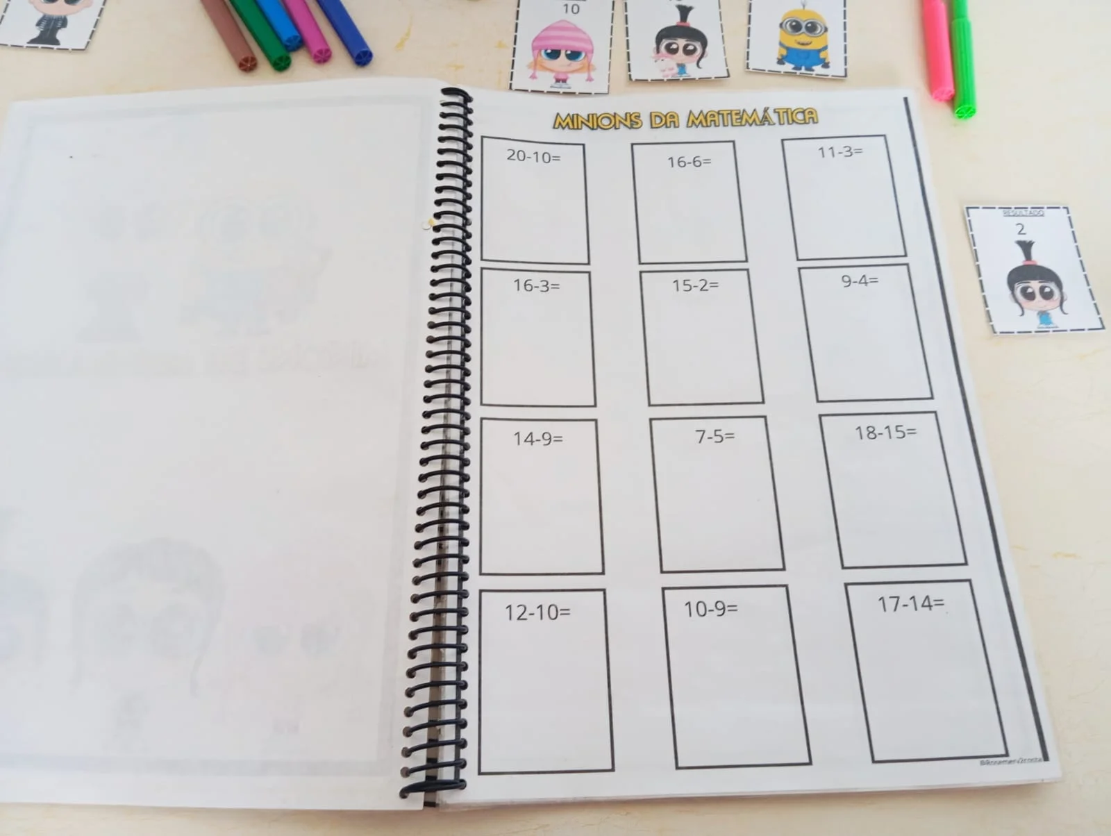Minions da Matemática: Divertindo-se com as 4 Operações! — amostra 5: Ensinar e reforçar o aprendizado das quatro operações…