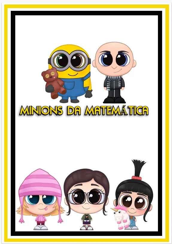 Minions da Matemática: Divertindo-se com as 4 Operações! — capa do material