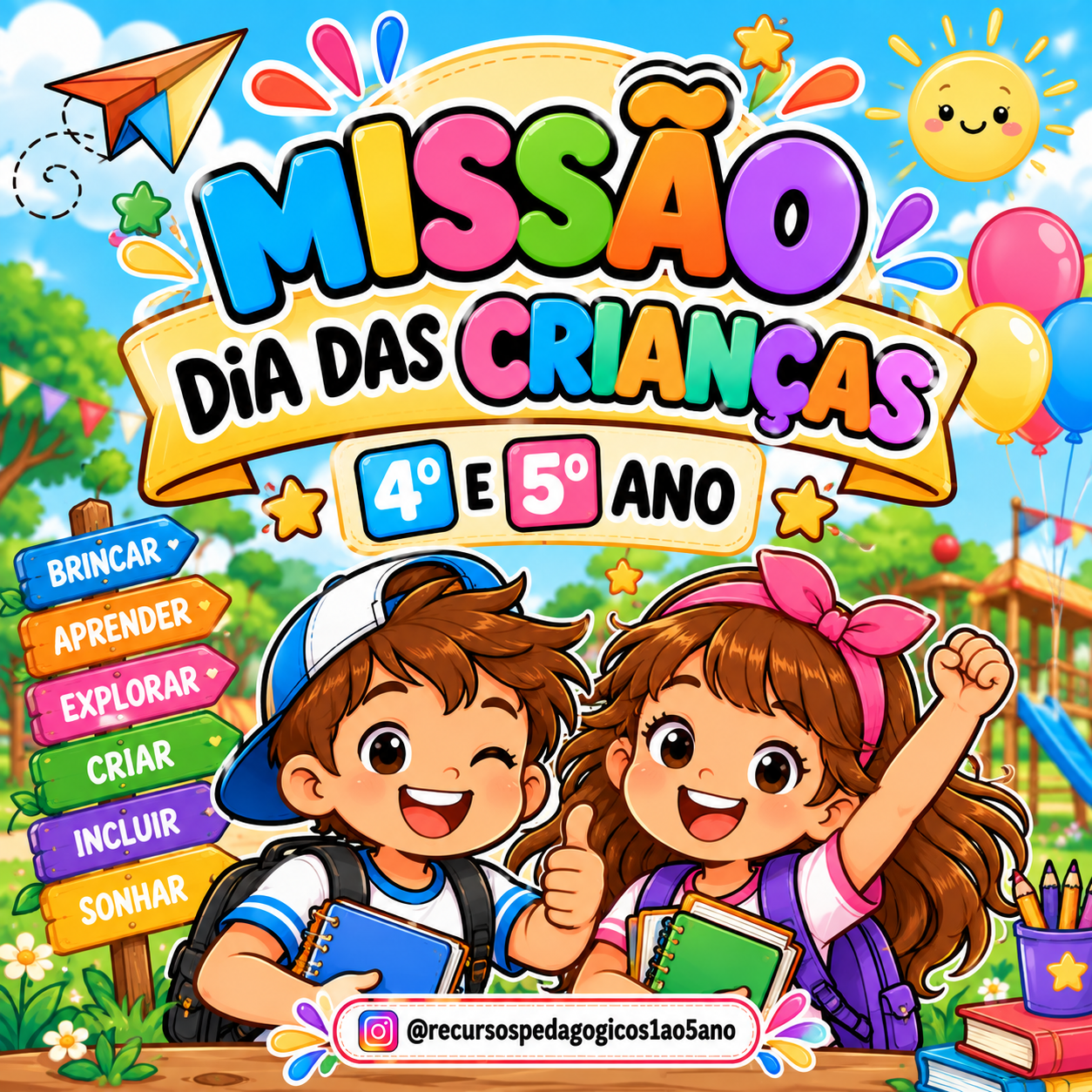 Missão Dia das Crianças – Atividades para 4º e 5º Ano – PDF para Imprimir | Anos Iniciais — Jogos pedagógicos para 5º ano:…