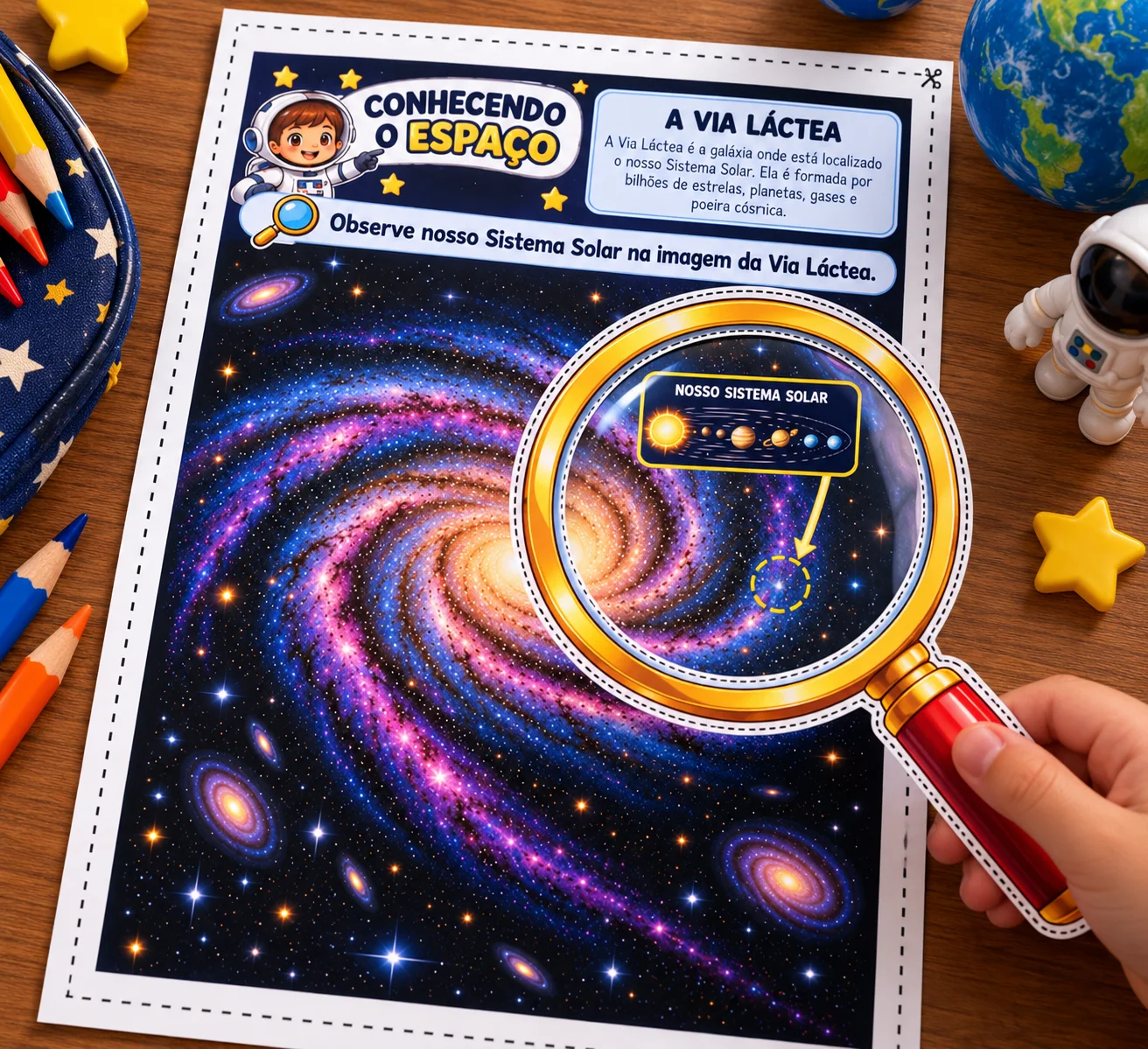 Missão Espacial: Atividades sobre o Sistema Solar — amostra 4: Ideal para trabalhar