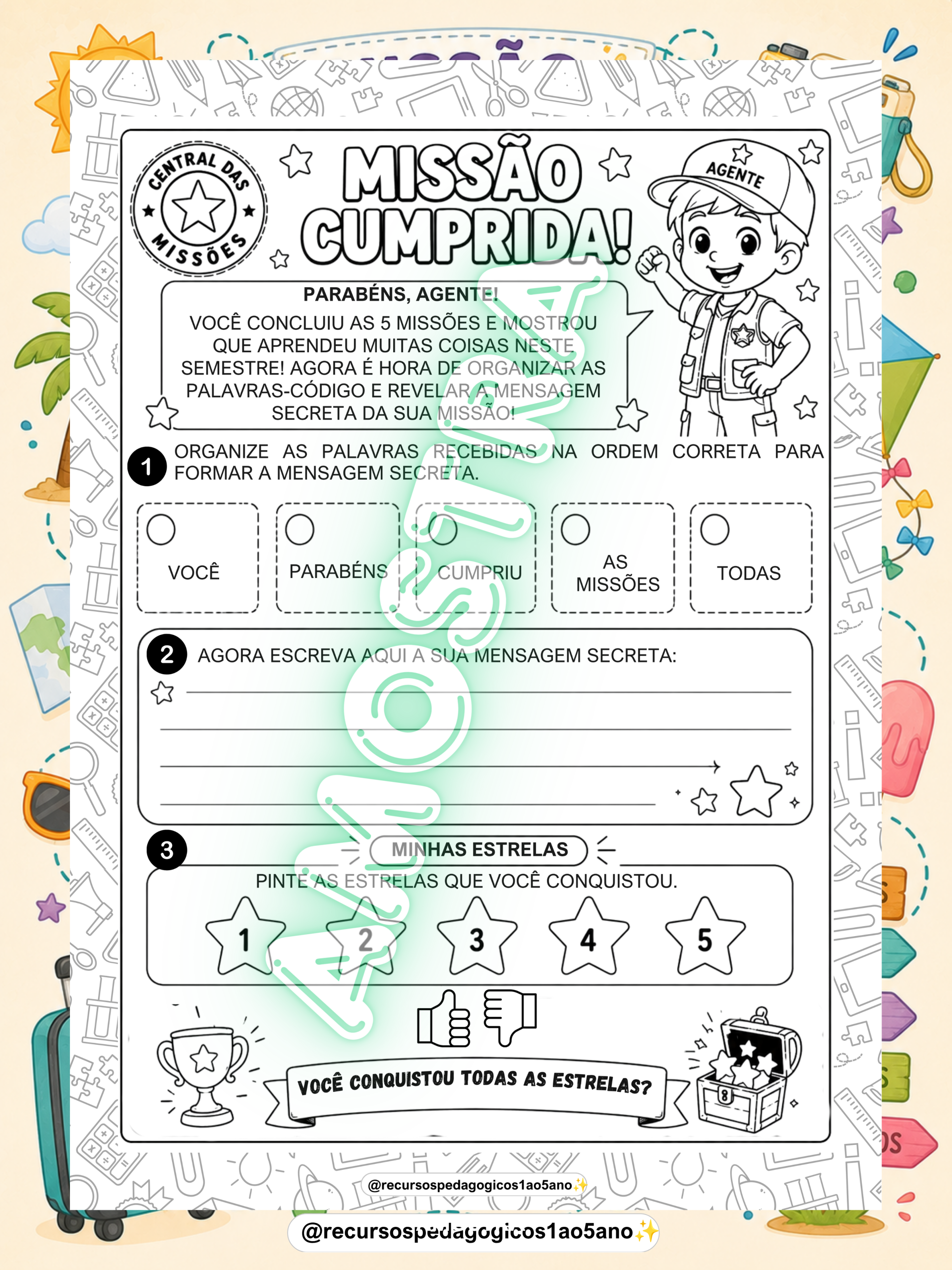 Missão Férias – 2º Ano | Revisão do 1º Semestre + Cartão – PDF para Imprimir — amostra 5: Missão Férias – 2º Ano | Revisão… Missão Férias – 2º Ano | Revisão do 1º Semestre + Cartão – PDF para Imprimir — amostra 5: Missão Férias – 2º Ano | Revisão…