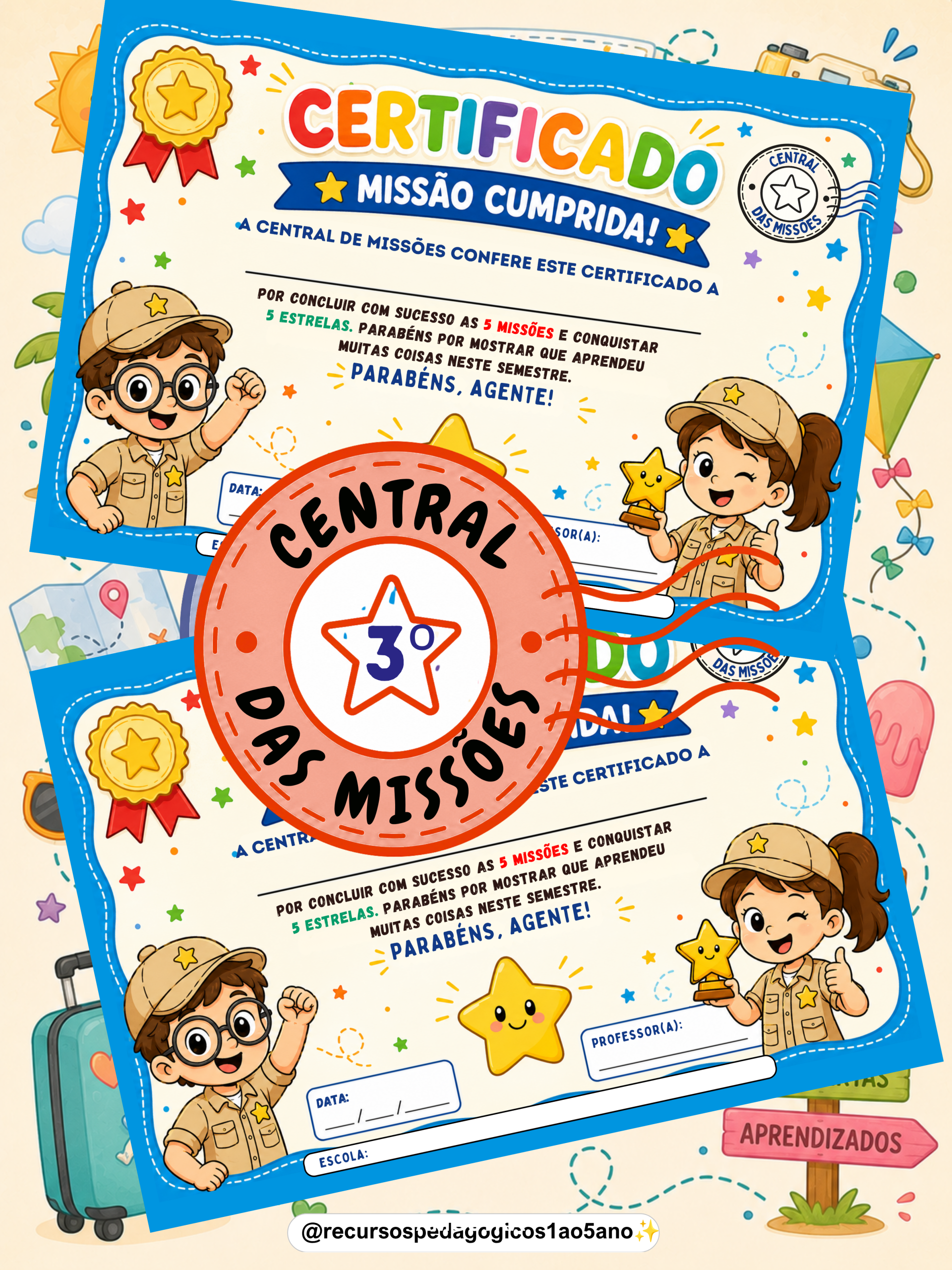 Missão Férias – 3º Ano | Revisão do 1º Semestre + Cartão – PDF para Imprimir — amostra 1: Sobre o Missão Férias – 3º Ano |… Missão Férias – 3º Ano | Revisão do 1º Semestre + Cartão – PDF para Imprimir — amostra 1: Sobre o Missão Férias – 3º Ano |…