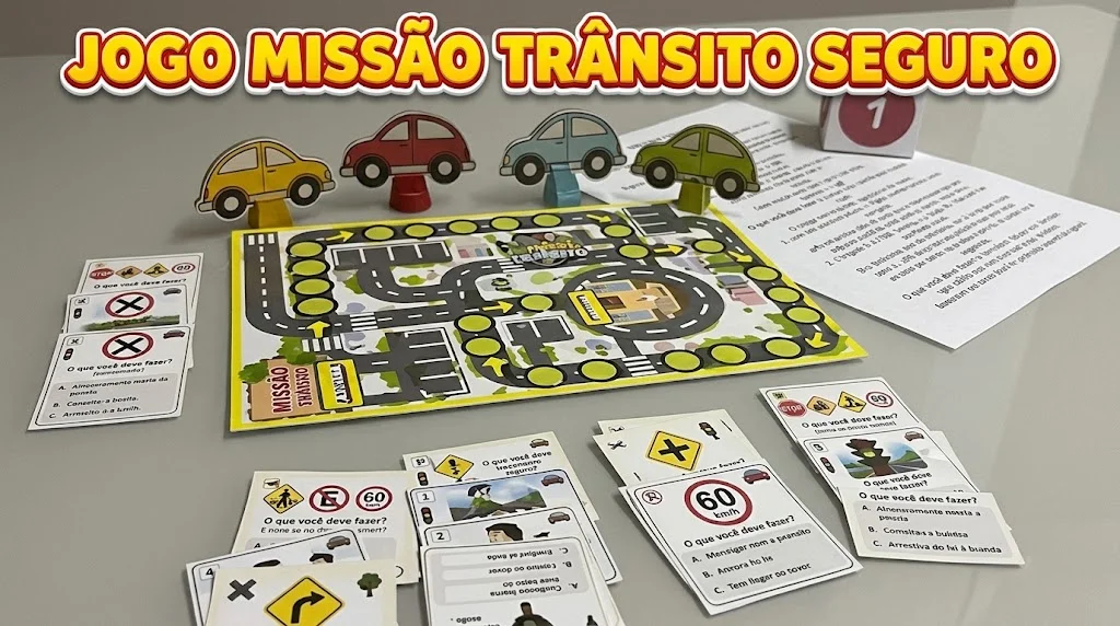 Missão: Trânsito Seguro – Jogo Educativo para Crianças — Jogos pedagógicos para Educação Infantil: Jogo educativo sobre…