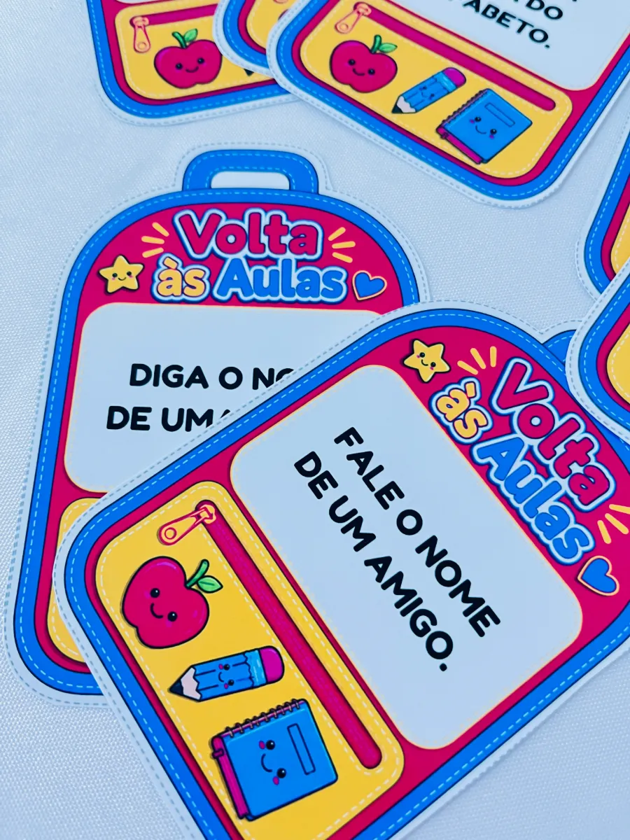 Mochila Interativa de Volta às Aulas - Recurso Didático — amostra 1: Transforme o primeiro dia de aula em um momento…