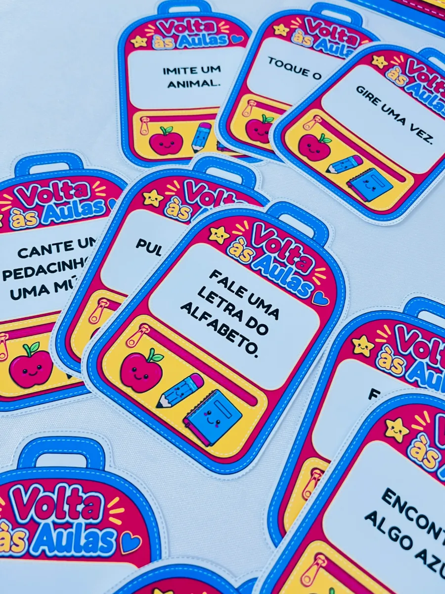 Mochila Interativa de Volta às Aulas - Recurso Didático — amostra 6: Transforme o primeiro dia de aula em um momento…