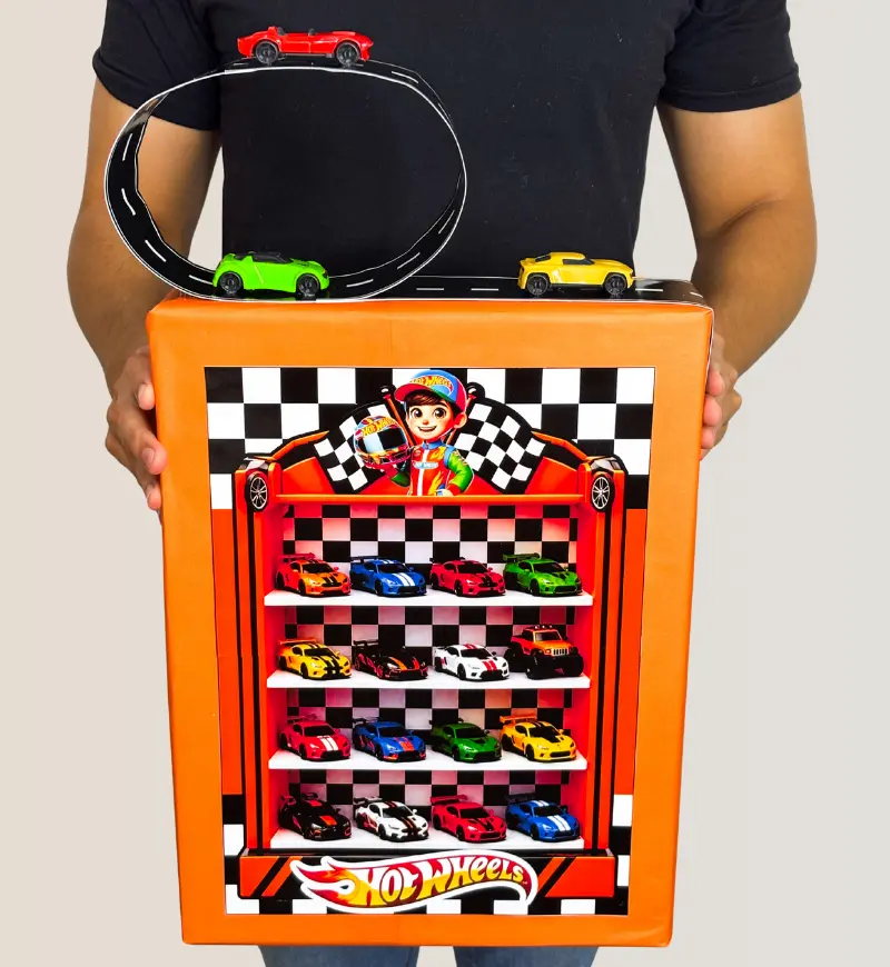 Mochila Maluca Hot Wheels em PDF para o Dia das Crianças — amostra 5: Leve o tema dos carrinhos ao dia da mochila maluca…