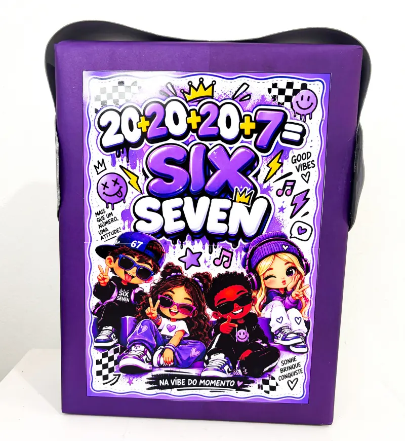 Mochila Maluca SIX SEVEN: PDF para a Semana da Criança — amostra 2: O que vem no material