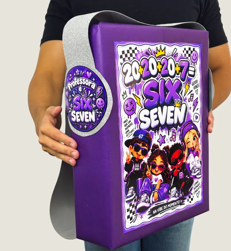 Mochila Maluca SIX SEVEN: PDF para a Semana da Criança — amostra 5: Prepare uma Mochila Maluca SIX SEVEN com artes para…