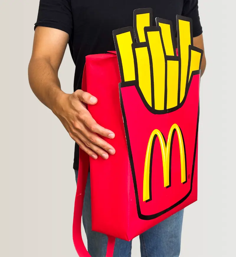 Mochilas Malucas Fast Food: Kit para o Dia das Crianças — amostra 2: Quais temas fazem parte do kit?
