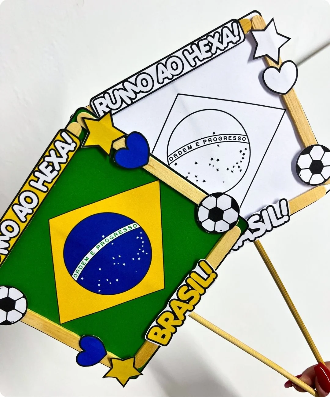 Moldes de Copa do Mundo 2026 para imprimir — amostra 3: O que está disponível no PDF