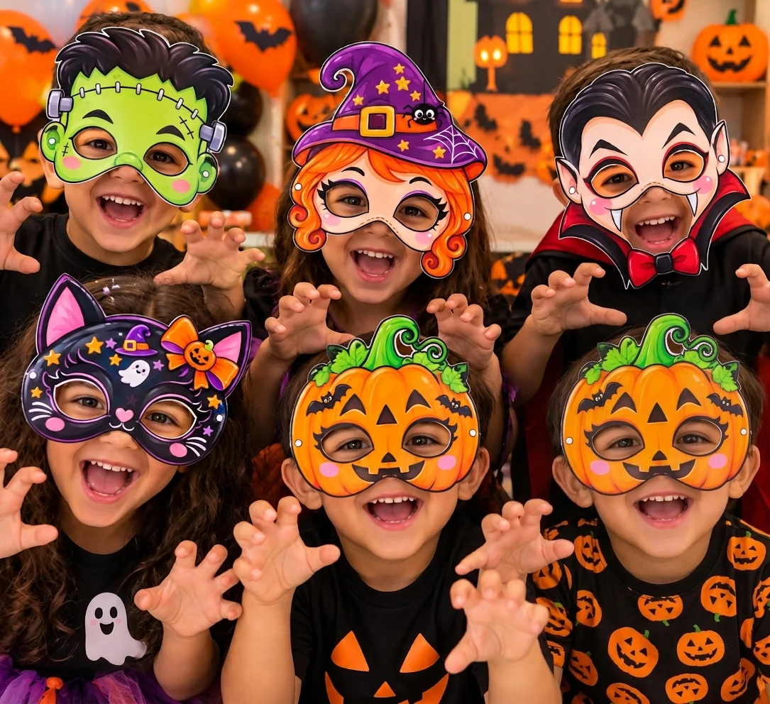 Moldes de Máscaras de Halloween para Imprimir – Atividade Infantil — amostra 3: Moldes de máscaras de Halloween para… Moldes de Máscaras de Halloween para Imprimir – Atividade Infantil — amostra 3: Moldes de máscaras de Halloween para…