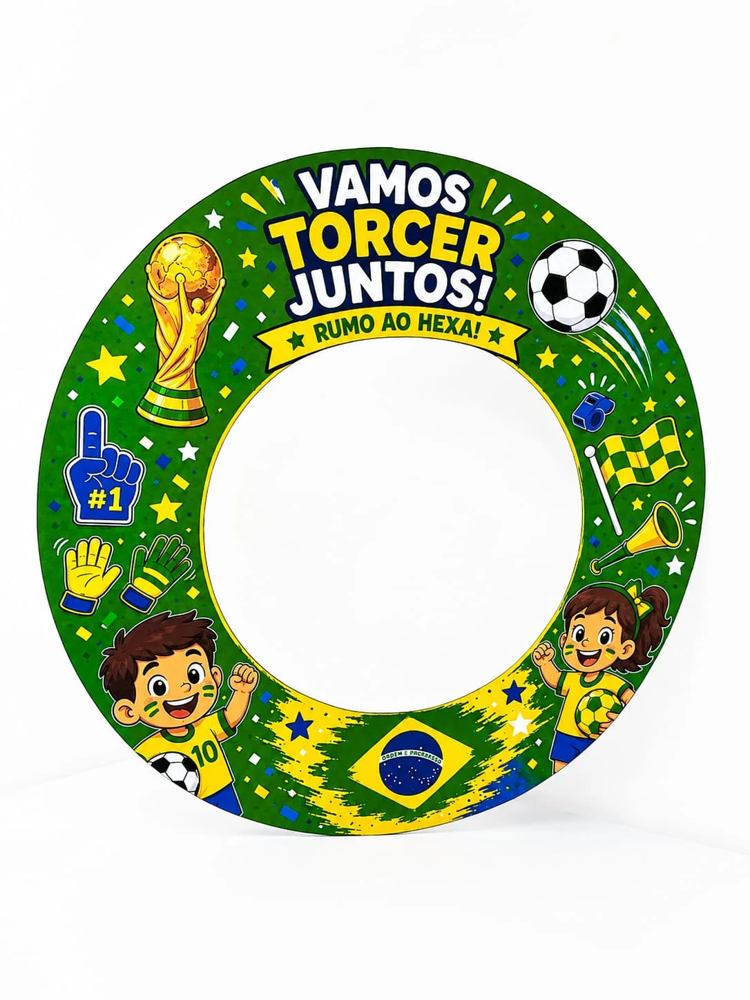 Moldura Bambolê Copa do Mundo – PDF para Imprimir — amostra 1: O que vem no material