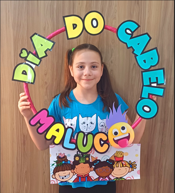 Moldura / bambolê dia do cabelo maluco – PDF para Imprimir — Matemática para Educação Infantil: O Dia do Cabelo Maluco já…
