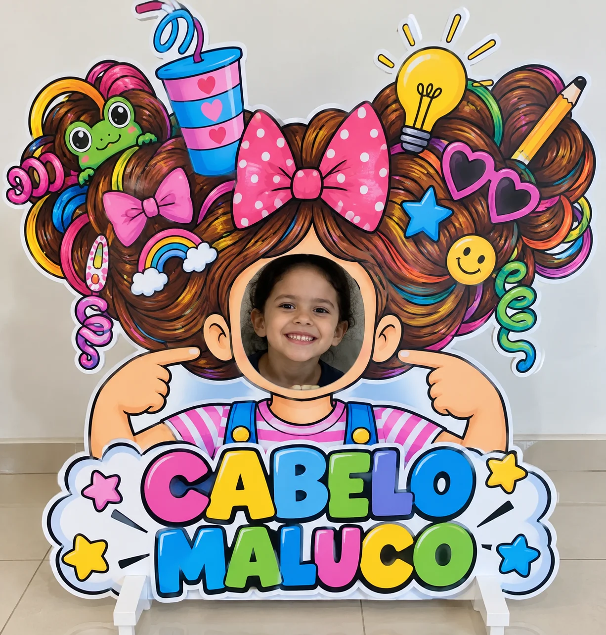Moldura cabelo maluco para fotos meninas e meninos — amostra 1: ✨ Cabelo Maluco – Menino e Menina ✨