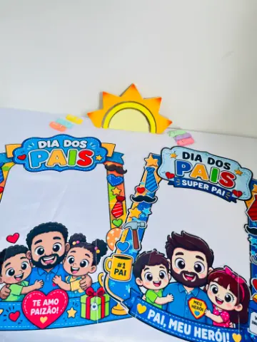 Moldura Dia dos Pais em PDF | Ensaio Fotográfico Escolar — amostra 2: 🧠 Habilidades e BNCC: