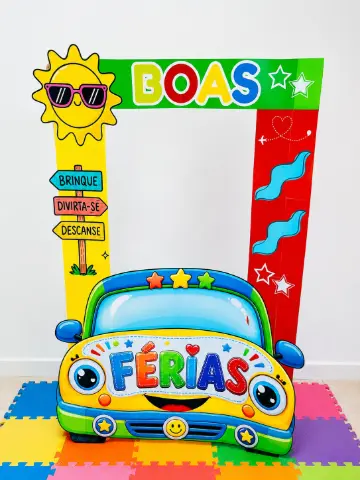 Moldura Férias Tema Carrinho PDF | Foto Escolar — amostra 2: 📦 Conteúdo do Material Moldura Férias Tema Carrinho PDF | Foto Escolar — amostra 2: 📦 Conteúdo do Material