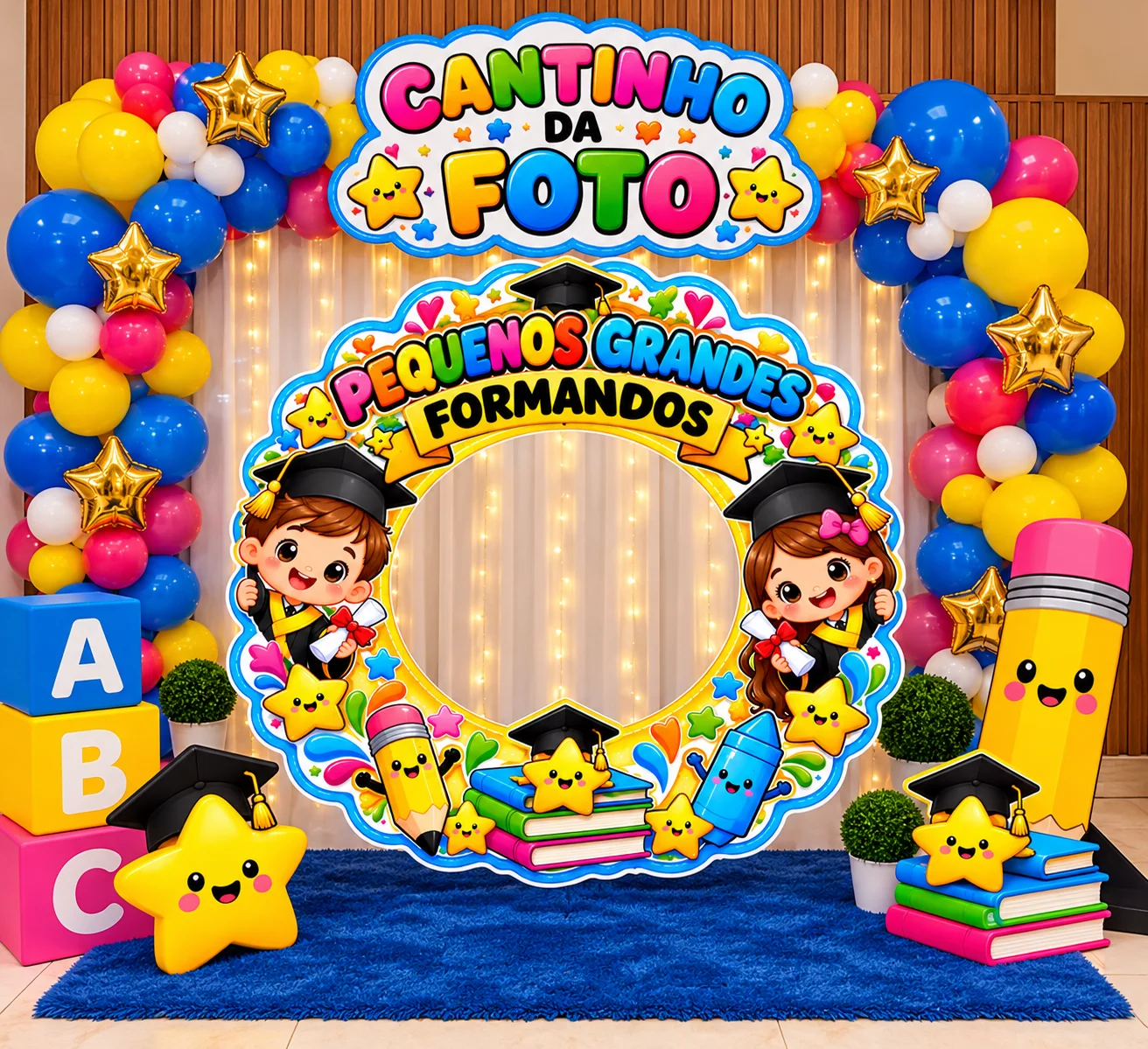 MOLDURA PARA FOTOS FORMATURA EDUCAÇÃO INFANTIL — amostra 2: O que vem no material MOLDURA PARA FOTOS FORMATURA EDUCAÇÃO INFANTIL — amostra 2: O que vem no material