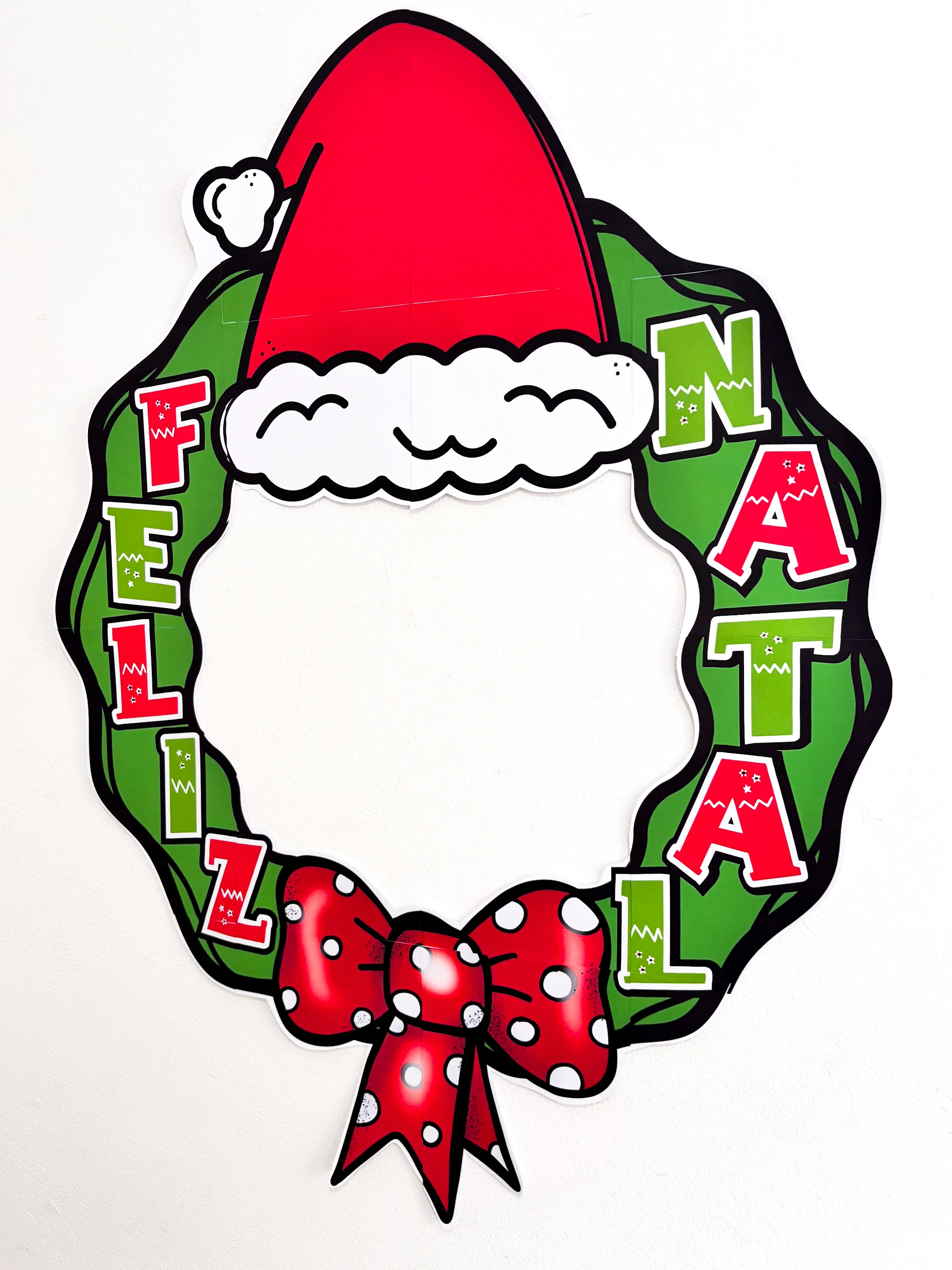 Moldura Natalina para Fotos – Bambolê Feliz Natal — amostra 2: Monte um lindo cantinho natalino com esta moldura para fotos Moldura Natalina para Fotos – Bambolê Feliz Natal — amostra 2: Monte um lindo cantinho natalino com esta moldura para fotos