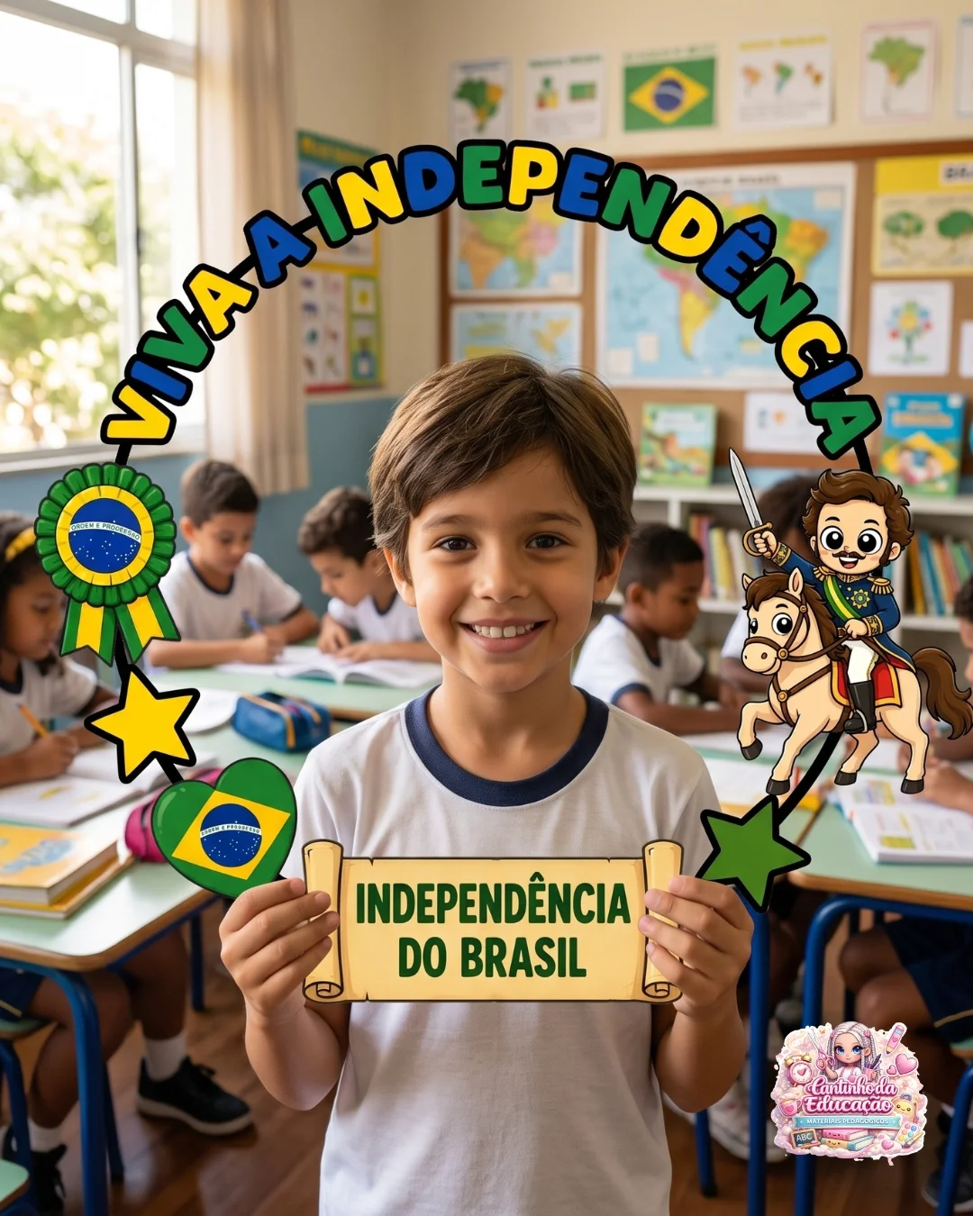 MOLDURA PARA BAMBOLÊ – DIA DA INDEPENDÊNCIA — capa do material