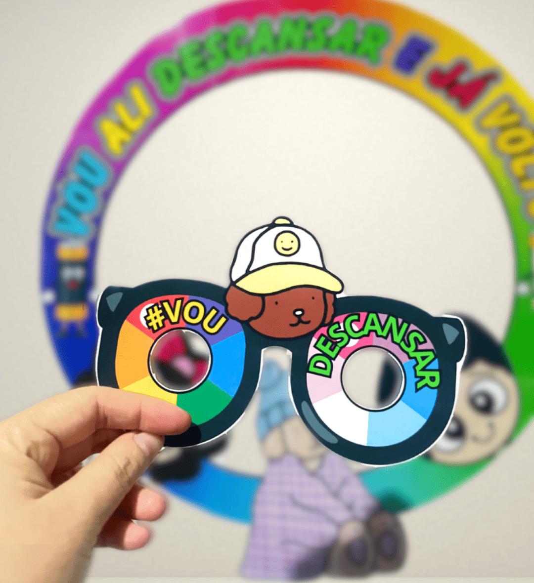 Moldura para Bambolê e Óculos Férias Goods para Fotos — Atividades para Educação Infantil: Crie um cenário acolhedor para…