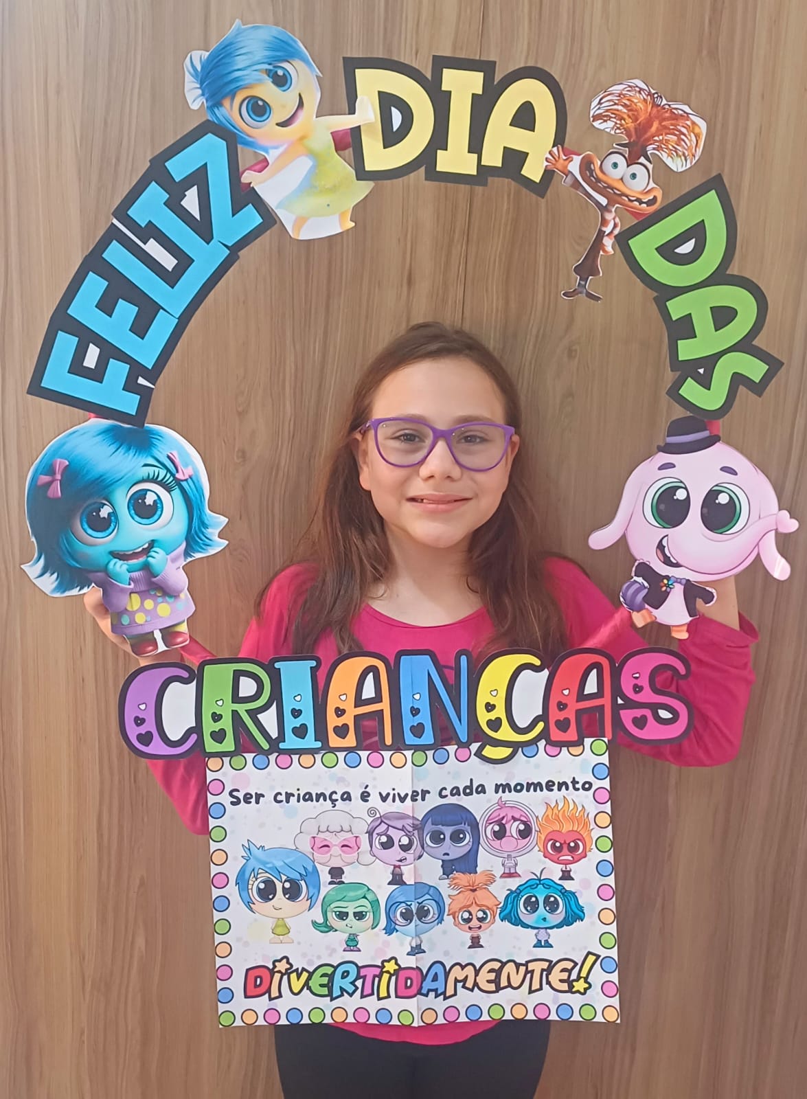 Moldura para foto / bambolê dia das crianças: divertidamente – PDF para Imprimir — capa do material