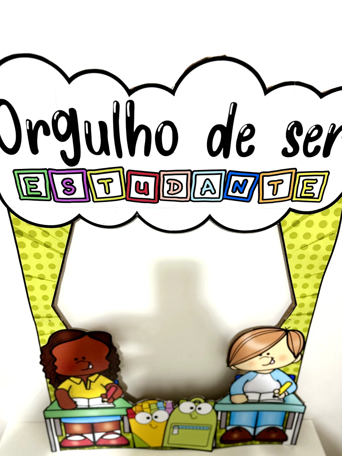 Moldura para Foto Dia do Estudante — amostra 6: Registre momentos inesquecíveis no Dia do Estudante com uma linda moldura…