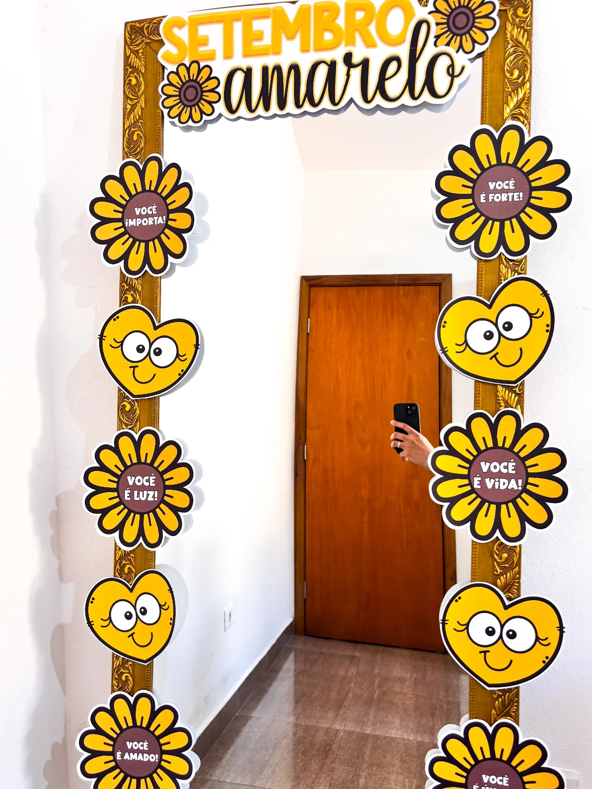 Moldura Setembro Amarelo – PDF para Imprimir — amostra 2: Um detalhe cheio de significado para o Setembro Amarelo