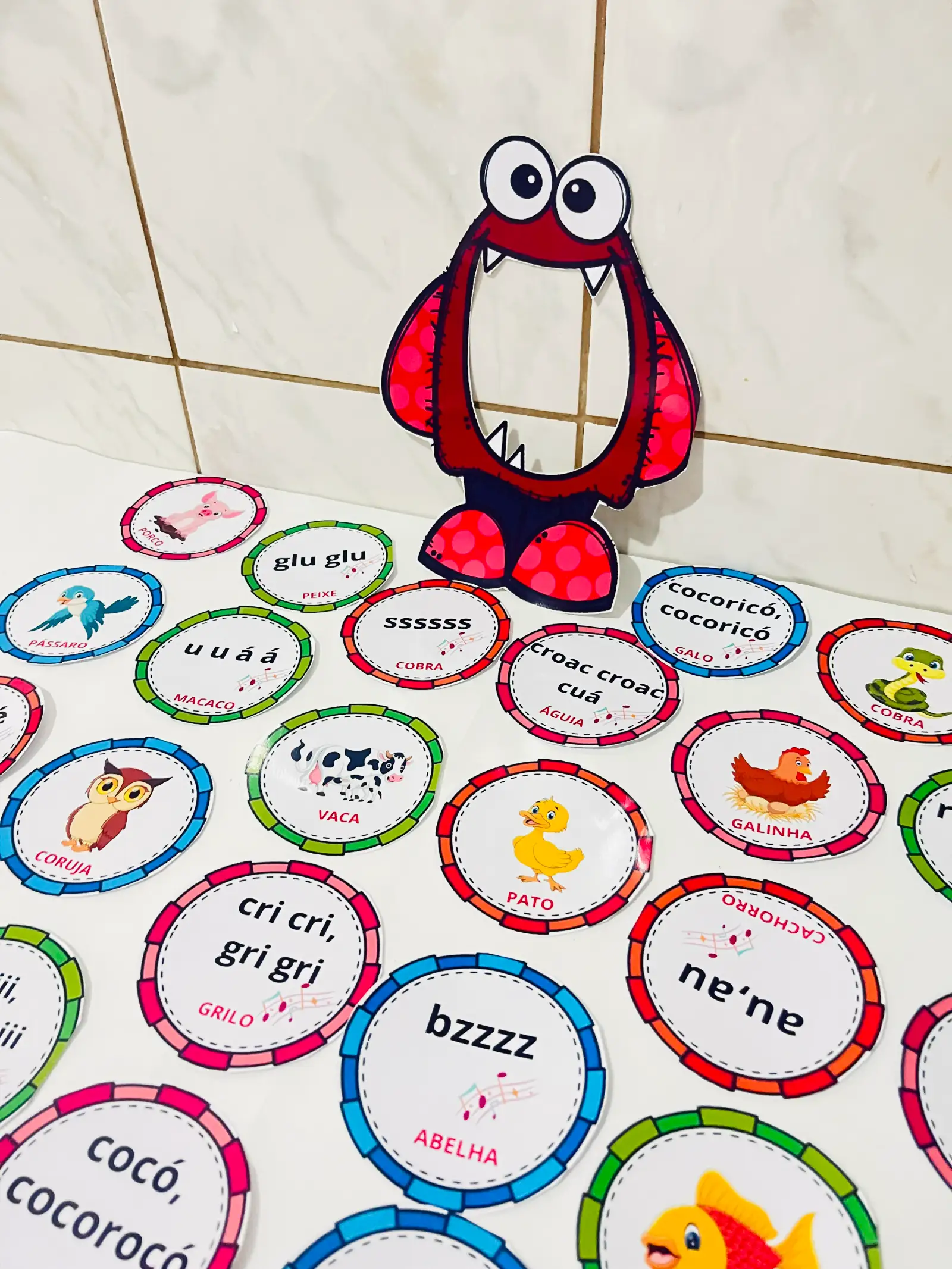Monstrinho dos Sons — aprendizado divertido com animais! — amostra 4: Prepare-se para tornar o trabalho com os sons…