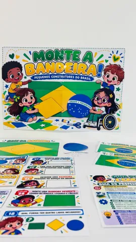 ✨ MONTE A BANDEIRA — PEQUENOS CONSTRUTORES DO BRASIL! 💚💛💙 — amostra 1: MONTE A BANDEIRA — PEQUENOS CONSTRUTORES DO…