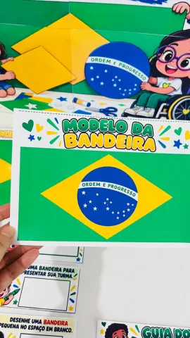 ✨ MONTE A BANDEIRA — PEQUENOS CONSTRUTORES DO BRASIL! 💚💛💙 — amostra 5: Um recurso pedagógico lúdico, interativo e cheio…