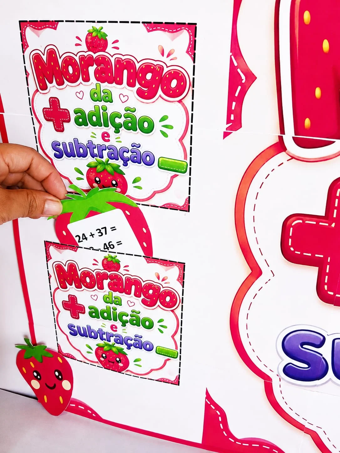 Morango da Adição e Subtração | Atividade de Matemática — amostra 1: Transforme o aprendizado da matemática em uma…