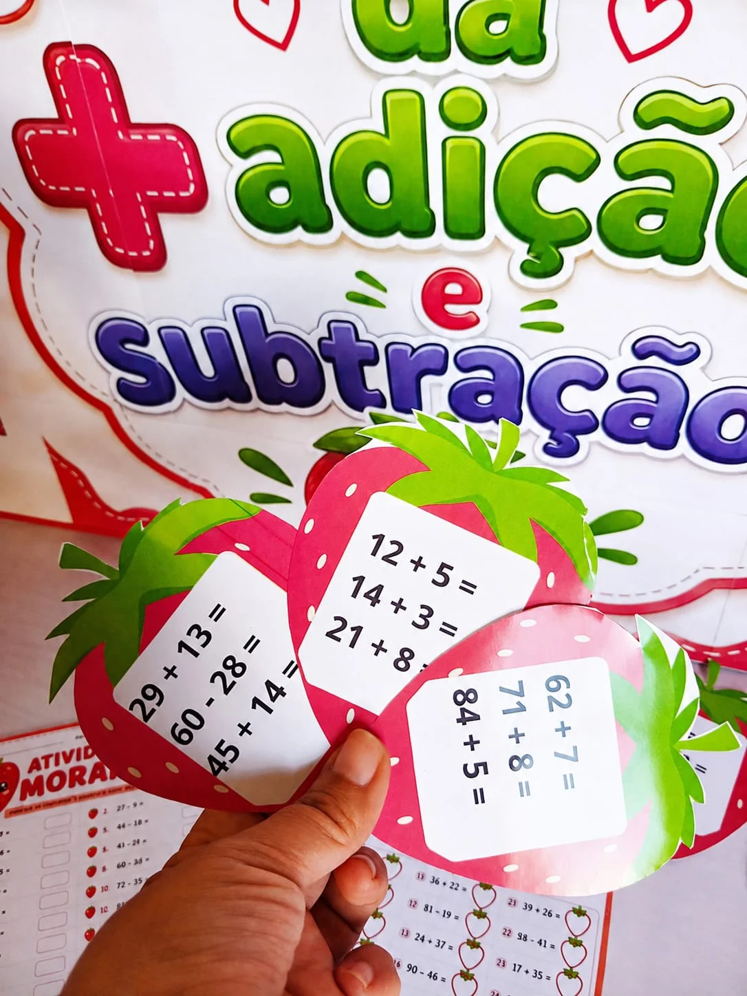 Morango da Adição e Subtração | Atividade de Matemática — amostra 2: Transforme o aprendizado da matemática em uma…