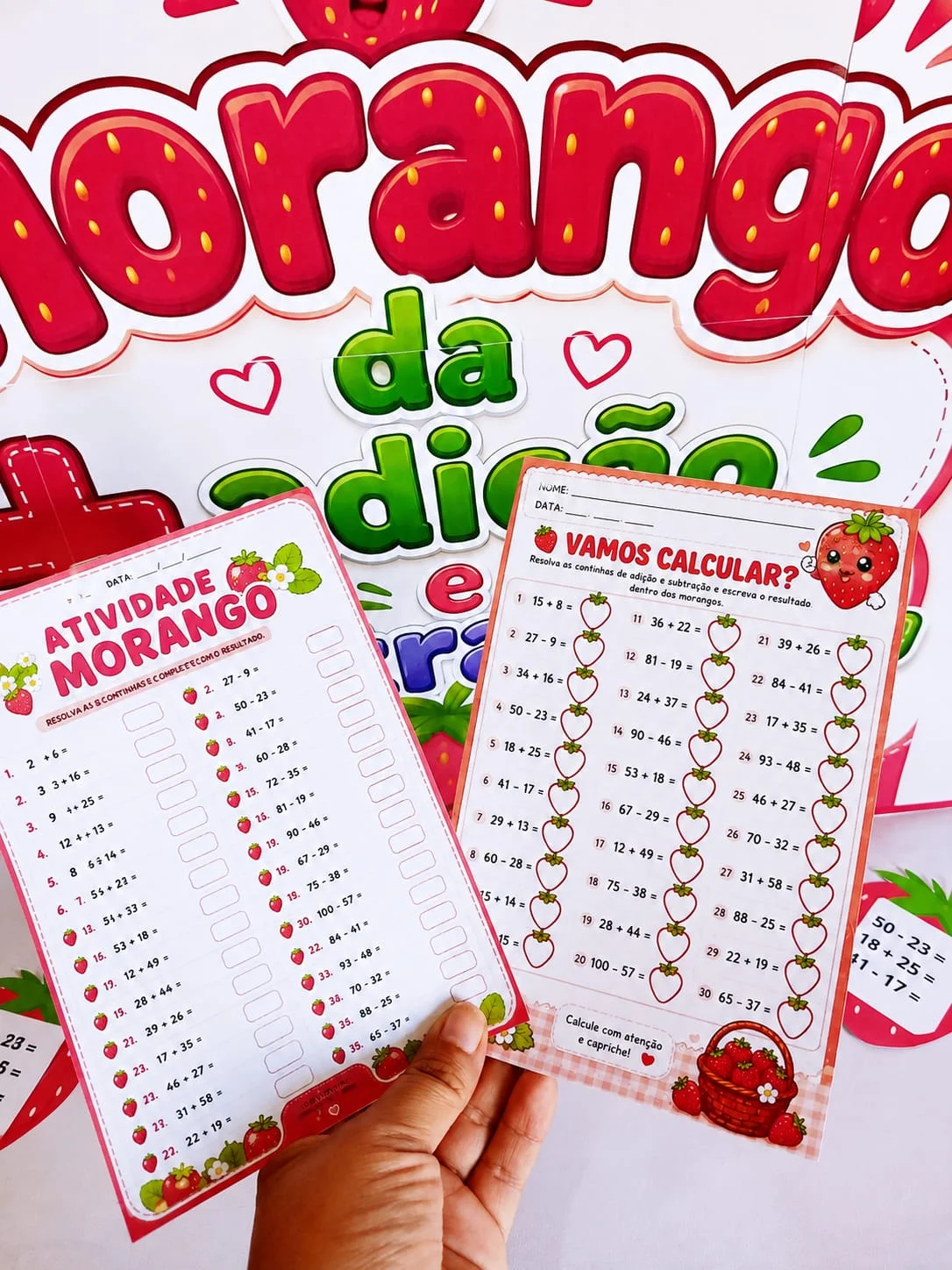 Morango da Adição e Subtração | Atividade de Matemática — amostra 4: Transforme o aprendizado da matemática em uma…
