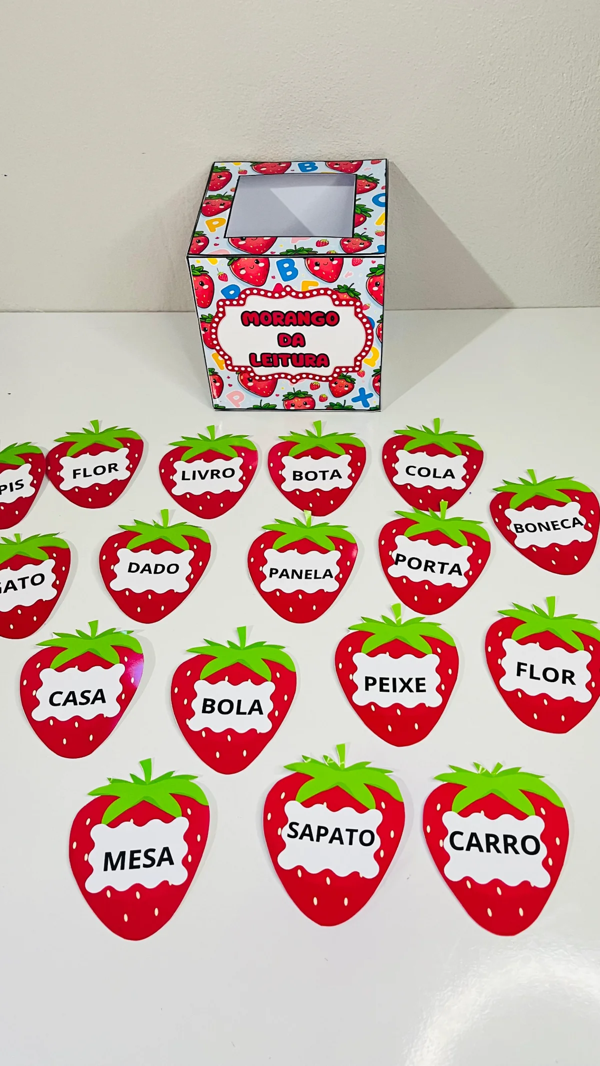 Morango da Leitura – Aprendendo Palavras de Forma Divertida — amostra 4: Recurso lúdico para alfabetização que estimula a… Morango da Leitura – Aprendendo Palavras de Forma Divertida — amostra 4: Recurso lúdico para alfabetização que estimula a…