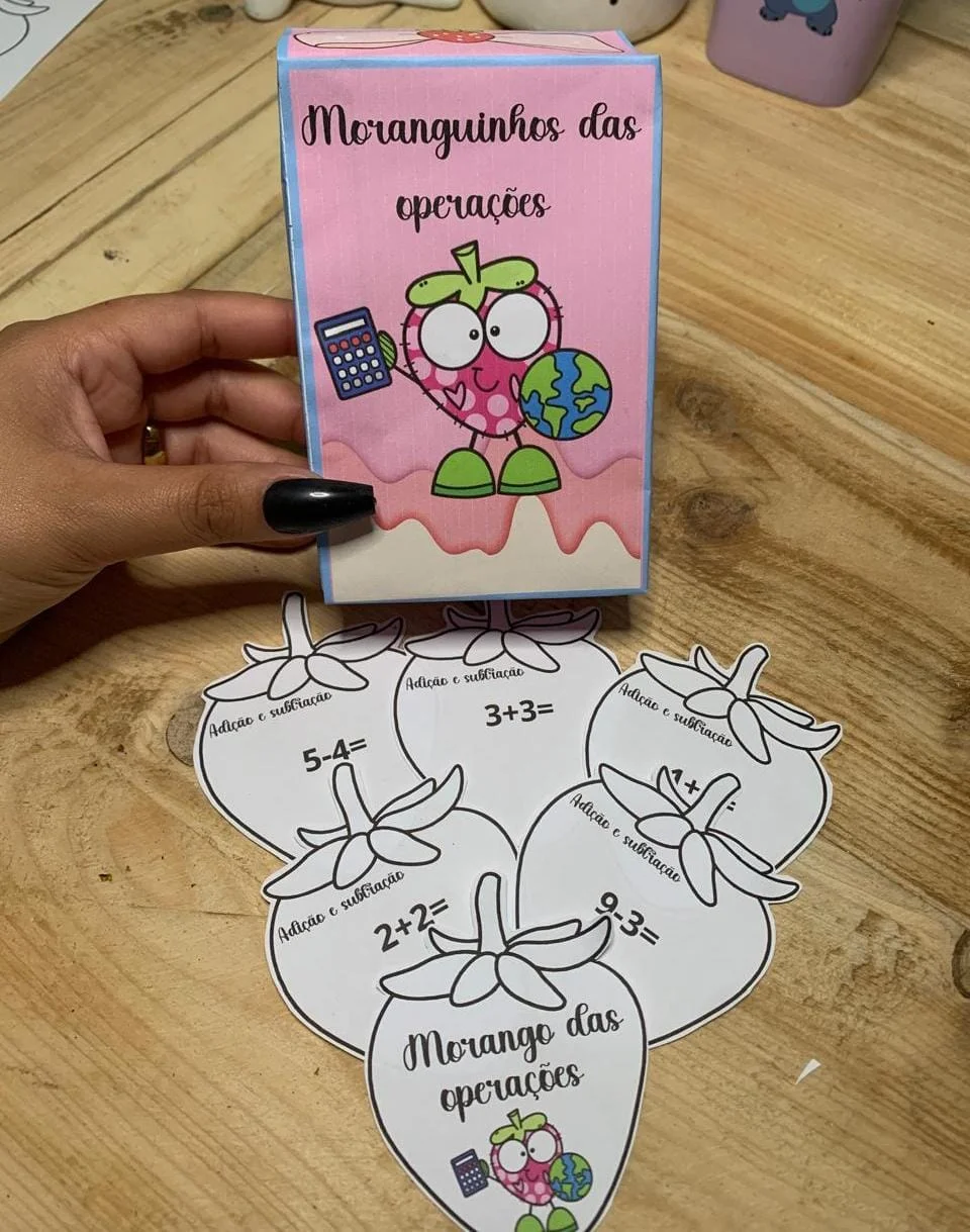 🍓 MORANGUINHO DAS OPERAÇÕES — MATEMÁTICA DIVERTIDA 🍓ANOS INICIAIS — amostra 1: O MORANGUINHO DAS OPERAÇÕES é um recurso…