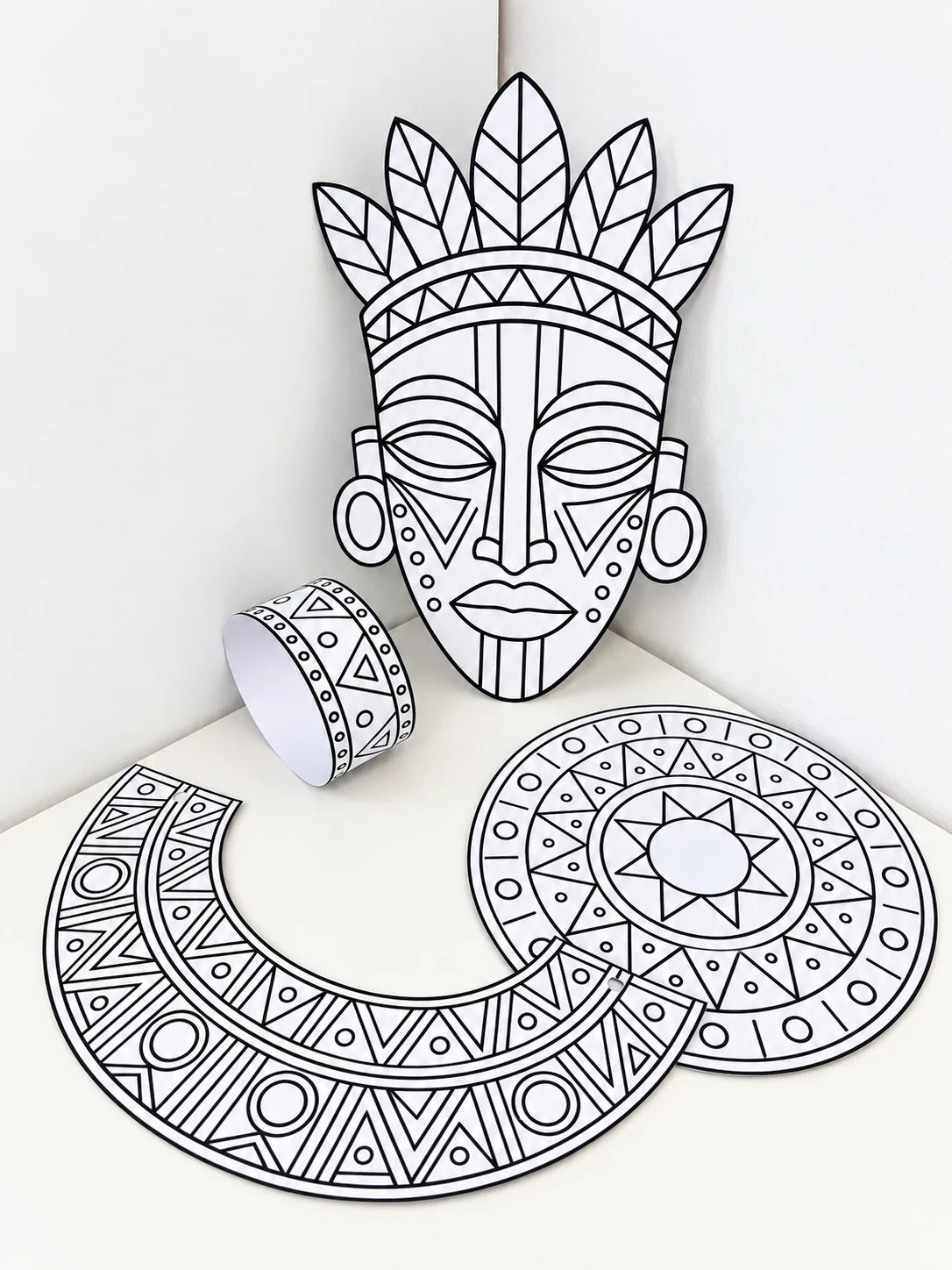 Mostra Artística Povos Africanos – Atividades para Imprimir — amostra 2: Como utilizar em sala de aula?