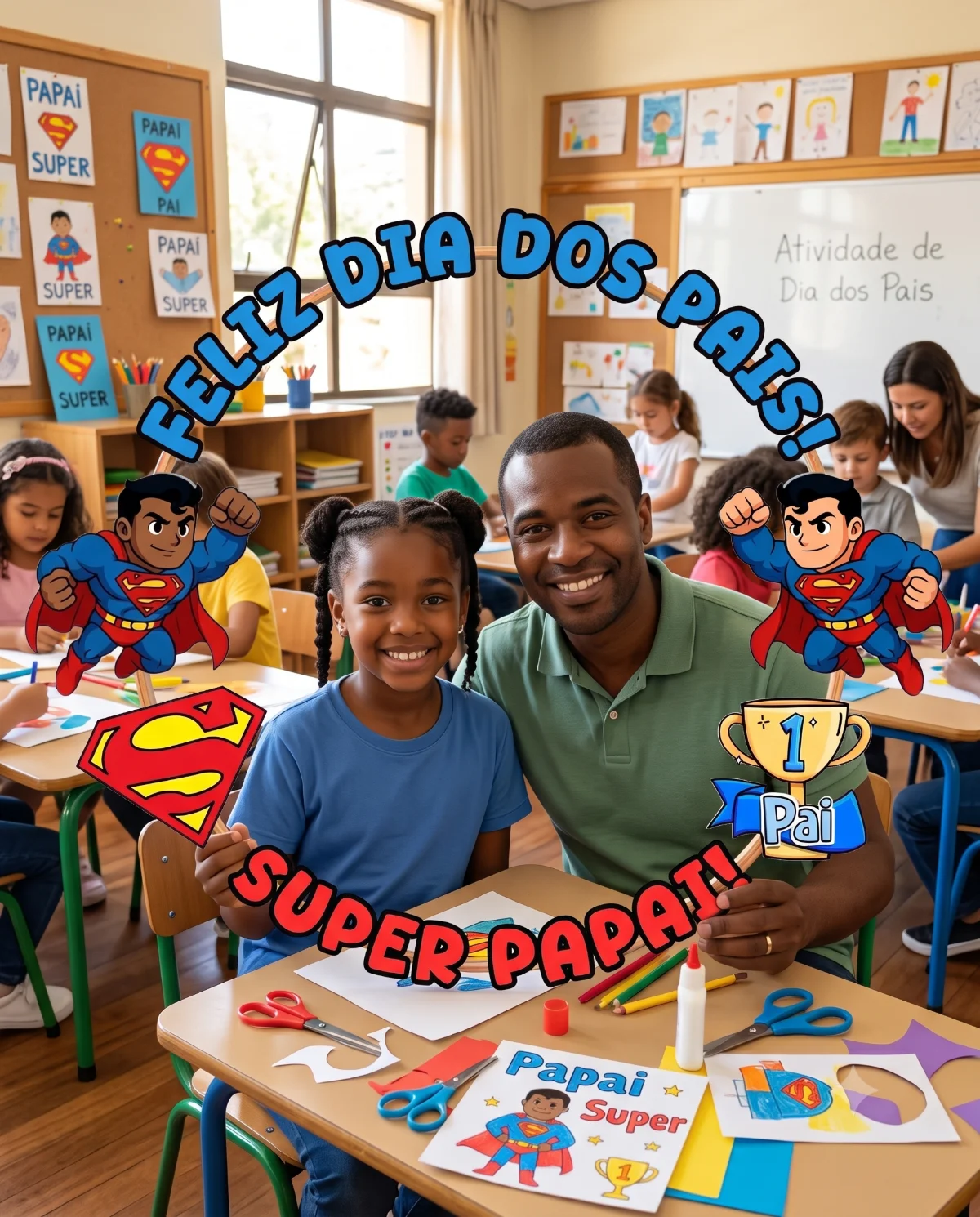MULDURA PARA BAMBOLÊ DIA DOS PAIS - SUPER PAPAI — capa do material