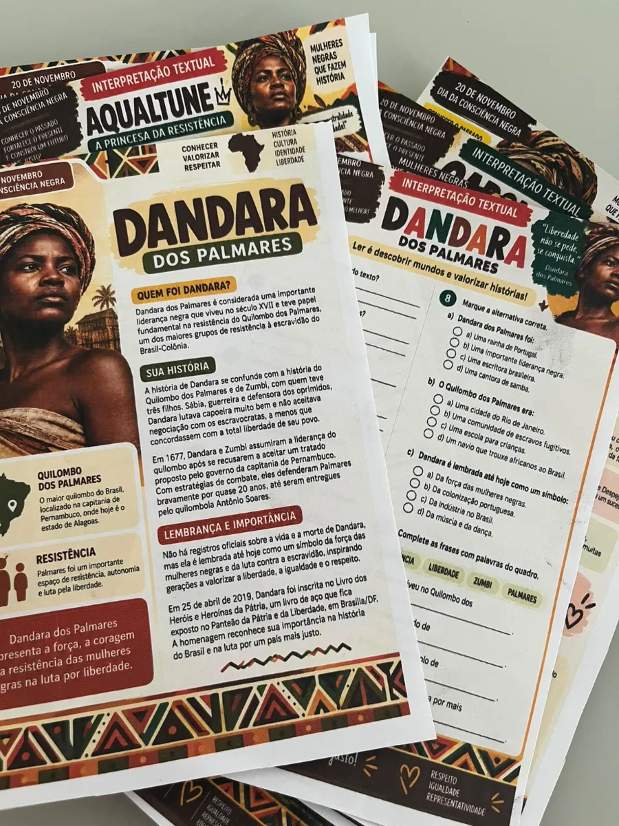 Mulheres Negras que fizeram História: Consciência Negra — amostra 1: E se a aula sobre Consciência Negra pudesse sair da…