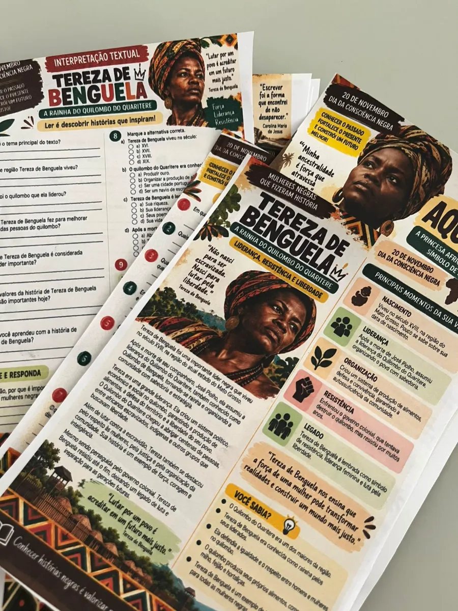 Mulheres Negras que fizeram História: Consciência Negra — amostra 4: E se a aula sobre Consciência Negra pudesse sair da…