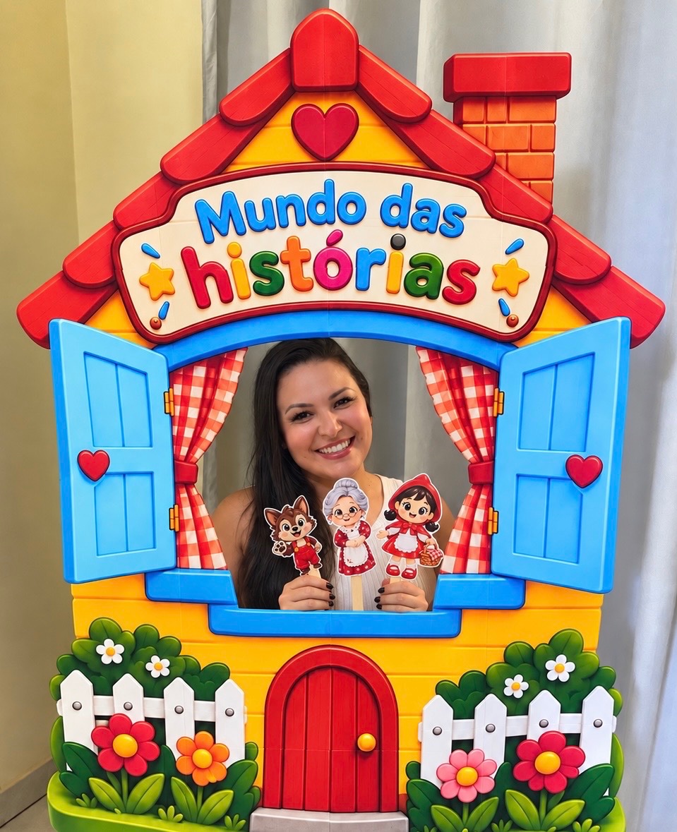 Mundo das Histórias – Coleção de Palitoches 3D Contos Infantis — amostra 1: Arquivo pedagógico completo com 34 palitoches…