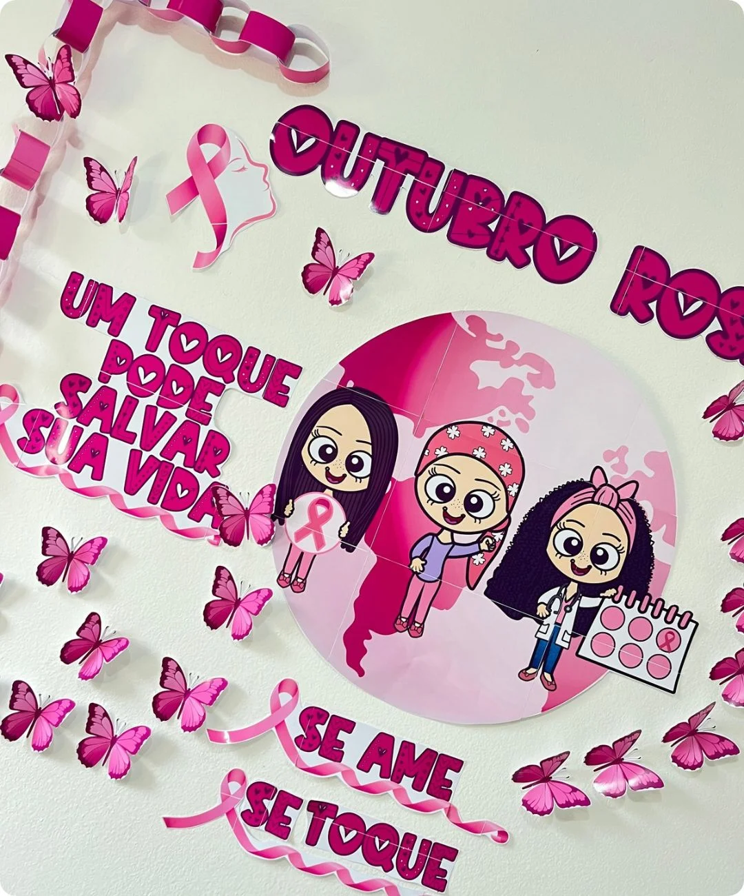 Mural de conscientização feminina para imprimir — amostra 4: Para quem este material é indicado